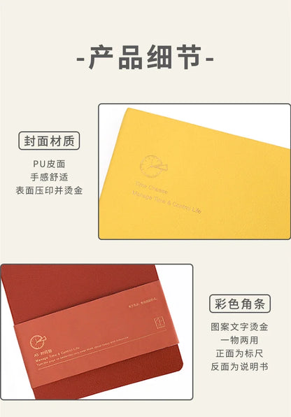 Kinbor Notebook Planificador Semanal – Agenda diaria y mensual sin fechar Journa