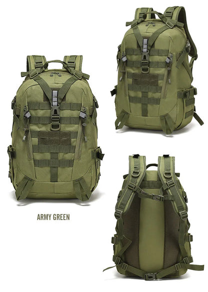 Mochila Reflectante Táctica 40L – Molle Militar Al aire libre mochila  Senderismo, Camping, caza y bolso de viaje