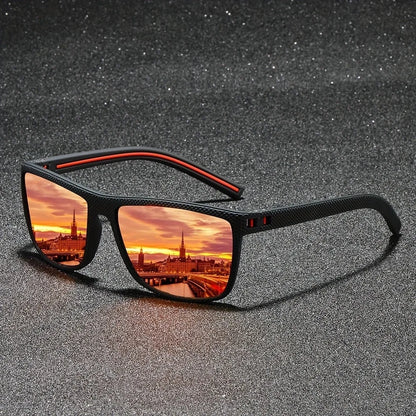Fashion Vintage Square Polarized Sunglasses for Men & Women – Designer UV400 Driving & Fishing Eyewear