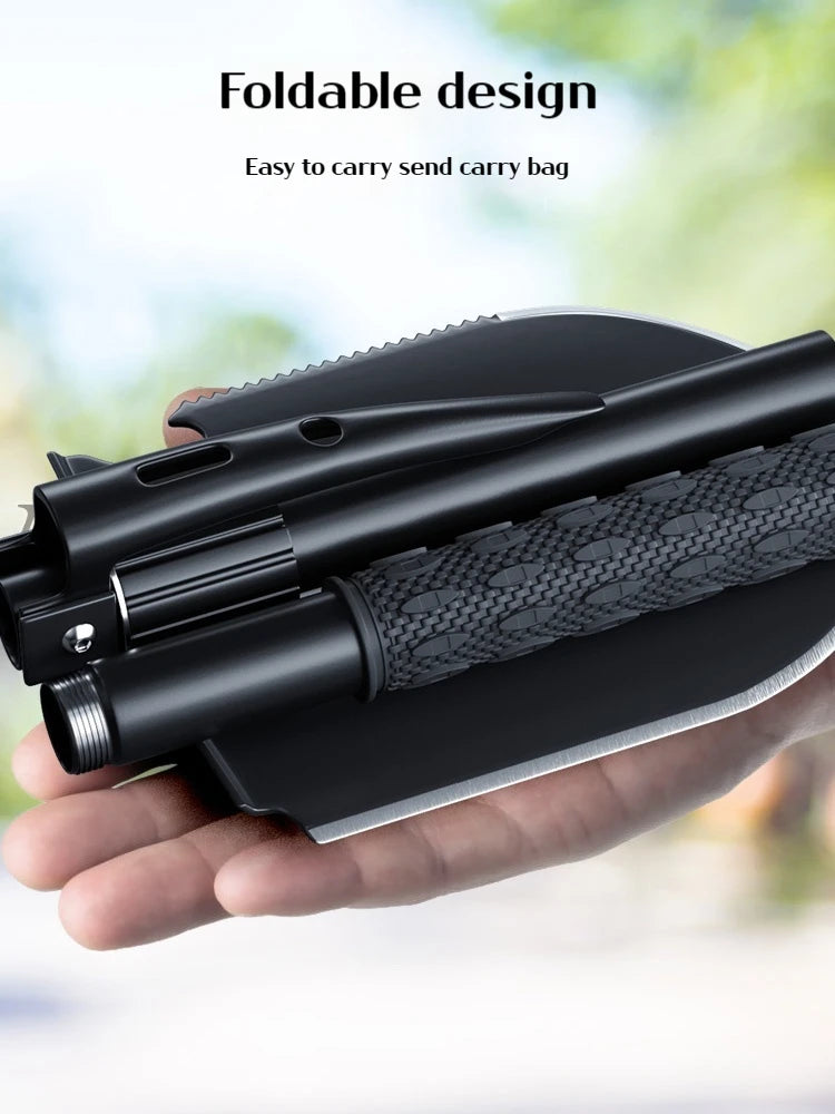 1PC al aire libre plegable de la pala de camping – Multifuncional herramienta de entrenamiento de senderismo, jardín portátil y la pala de supervivencia