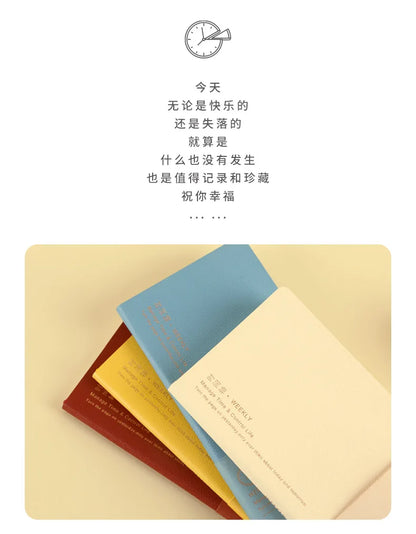 Kinbor Notebook Planificador Semanal – Agenda diaria y mensual sin fechar Journa