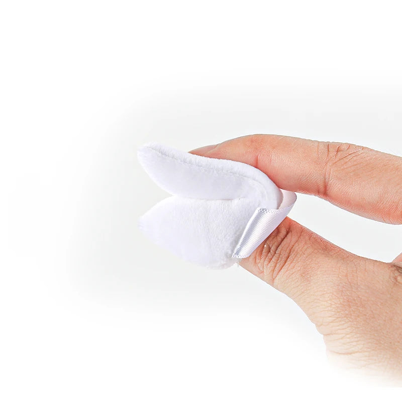 SHIDISHANGPIN Triángulo Puff polvo de terciopelo - Esponja cosmética reutilizable cara, mini algodón maquillaje Puff para la fundación, sombra de ojos y herramientas de belleza (1/2/3/6pcs)