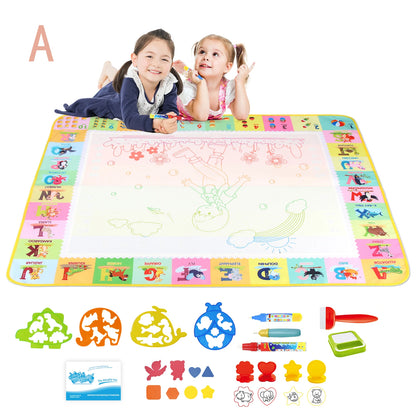 100x80CM Magic Water Drawing Mat – Reutilizable Doodle Board Montessori Juguete educativo para niños