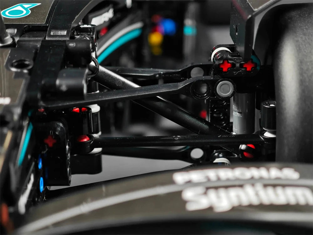 Tecnología 1642PCS Bloques mecánicos de construcción de coches de carreras – W14 Kit de modelos de carreras de locales para adultos y niños