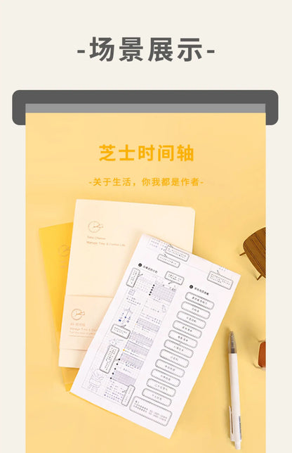 Kinbor Notebook Planificador Semanal – Agenda diaria y mensual sin fechar Journa