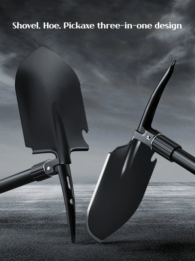 1PC al aire libre plegable de la pala de camping – Multifuncional herramienta de entrenamiento de senderismo, jardín portátil y la pala de supervivencia
