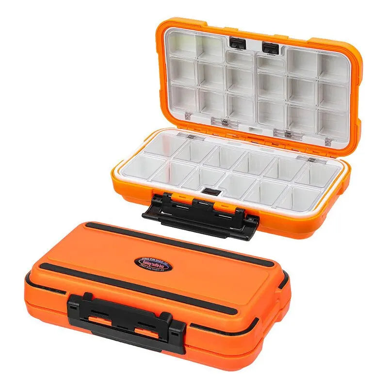 Caja de doble cara de pesca impermeable Premium – Multifuncional Bait & Tool Organizer