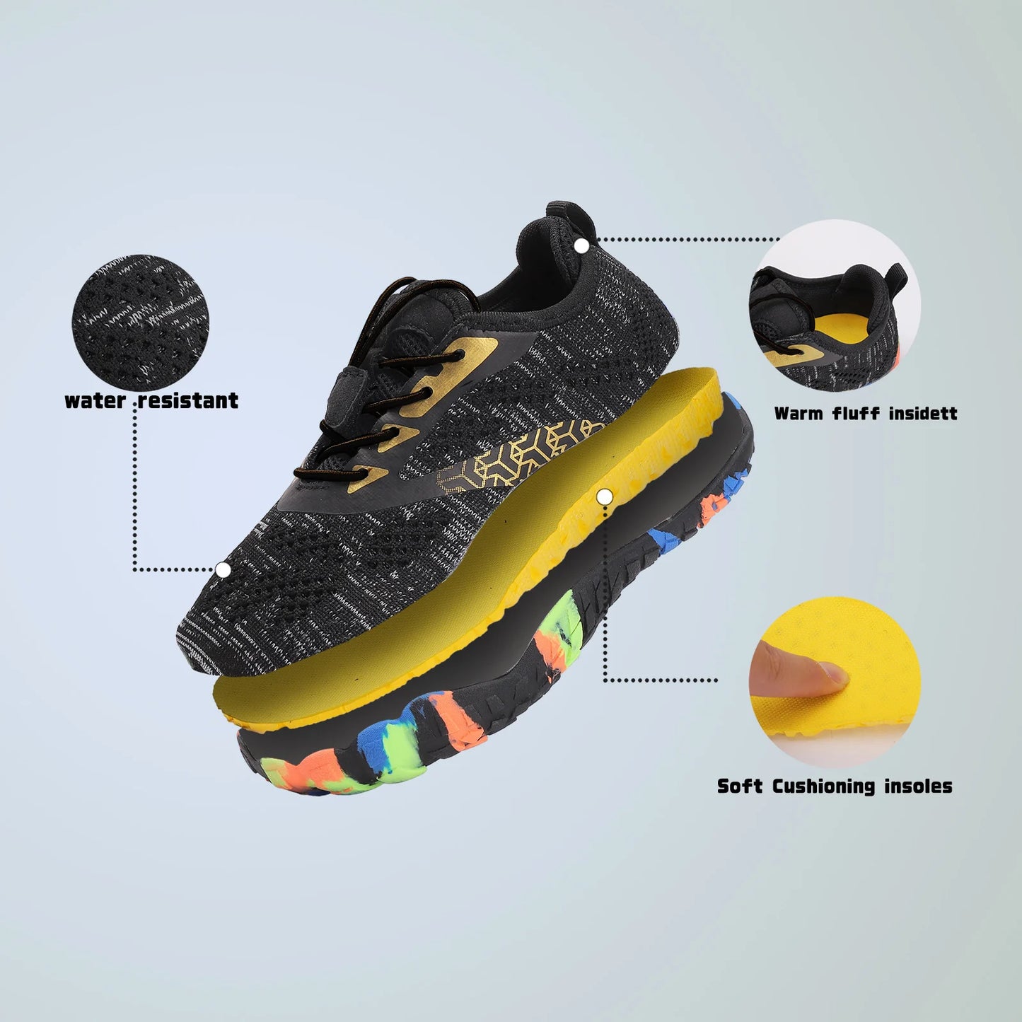 Zapatos Aqua para niños – Zapatillas rápidas de playa seca y agua para niños y niñas