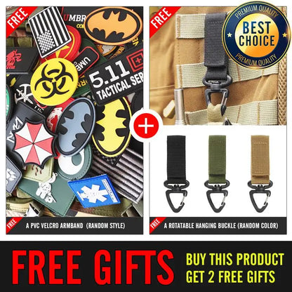 Mochila Reflectante Táctica 40L – Molle Militar Al aire libre mochila  Senderismo, Camping, caza y bolso de viaje