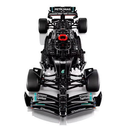 Tecnología 1642PCS Bloques mecánicos de construcción de coches de carreras – W14 Kit de modelos de carreras de locales para adultos y niños