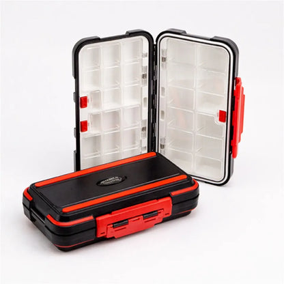 Caja de doble cara de pesca impermeable Premium – Multifuncional Bait & Tool Organizer