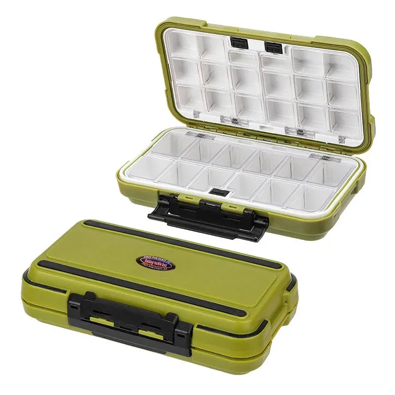 Caja de doble cara de pesca impermeable Premium – Multifuncional Bait & Tool Organizer