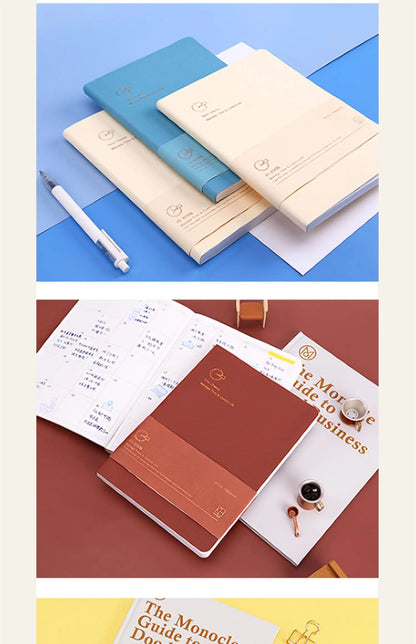 Kinbor Notebook Planificador Semanal – Agenda diaria y mensual sin fechar Journa